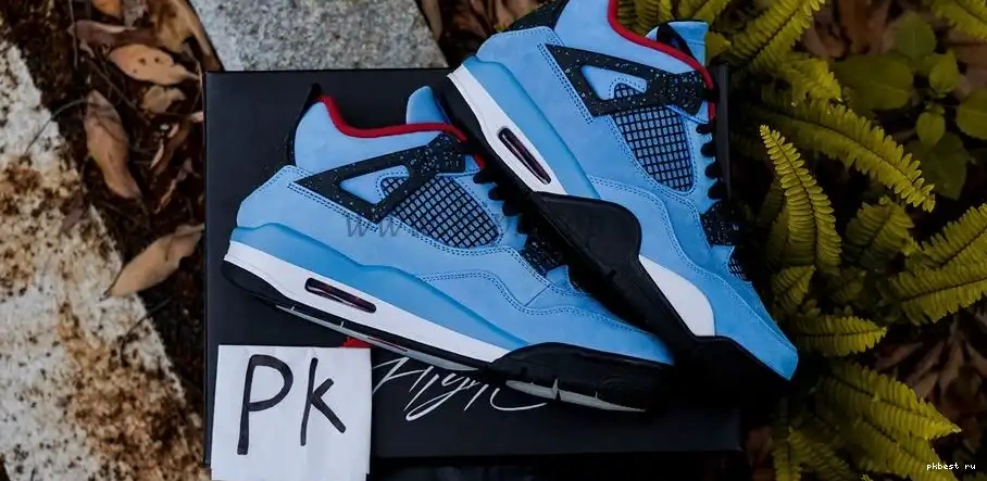 RETAIL Jordan Jack Retro TO READY SHIP Cactus MATERIALS 4 Travis PK5.0 Scott 0607